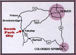 Карта Южного Парка